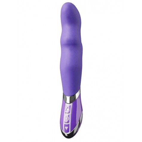 Фиолетовый перезаряжаемый вибратор OPTIMAL G 7.5INCH RECHARGEABLE VIBRATOR - 19 см.